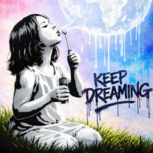 Lade das Bild in den Galerie-Viewer, Leinwandbild Keep Dreaming Quadrat