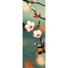 Lade das Bild in den Galerie-Viewer, Spannrahmenbild Kirschblüten am Ast Panorama Hoch