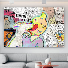 Lade das Bild in den Galerie-Viewer, Poster Klassische Comicfiguren Pop Art Stil Querformat