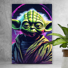 Lade das Bild in den Galerie-Viewer, Poster Cyber Figur Neon Hochformat