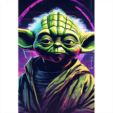 Lade das Bild in den Galerie-Viewer, Poster Cyber Figur Neon Hochformat