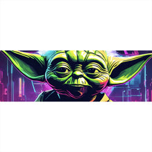 Lade das Bild in den Galerie-Viewer, Poster Cyber Figur Neon Panorama