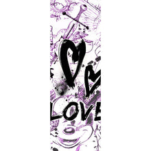 Lade das Bild in den Galerie-Viewer, Poster Kreatives Graffiti mit verschiedenen Cartoon Figuren Panorama Hoch