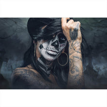 Lade das Bild in den Galerie-Viewer, Aluminiumbild La Catrina No. 5 Querformat