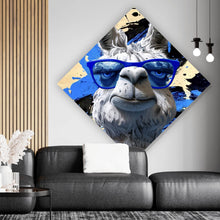 Lade das Bild in den Galerie-Viewer, Aluminiumbild Karl Lamafeld Abstrakt Raute