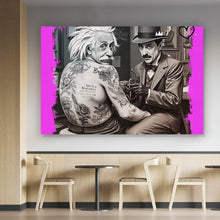 Lade das Bild in den Galerie-Viewer, Leinwandbild Life Beautiful Retro Tattoo Querformat