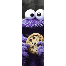 Lade das Bild in den Galerie-Viewer, Acrylglasbild Lila Keksmonster Panorama Hoch