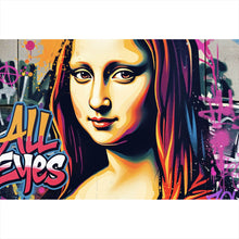 Lade das Bild in den Galerie-Viewer, Poster Lisa im modernen Graffiti Still Pop Art Querformat