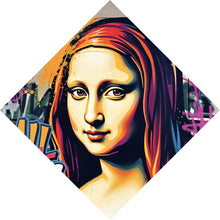 Lade das Bild in den Galerie-Viewer, Poster Lisa im modernen Graffiti Still Pop Art Raute