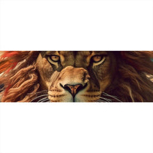 Lade das Bild in den Galerie-Viewer, Poster Löwe mit Brille und Lederjacke Panorama