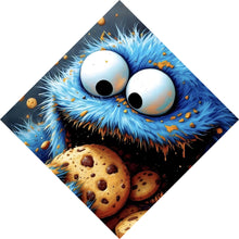 Lade das Bild in den Galerie-Viewer, Acrylglasbild Lustige Figur isst Kekse Raute