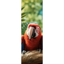Lade das Bild in den Galerie-Viewer, Poster Lustige Papageien Gruppe auf einem Ast Panorama Hoch