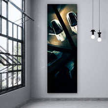 Lade das Bild in den Galerie-Viewer, Poster Luxuriöse Sportwagen aus Vogelperspektive Panorama Hoch