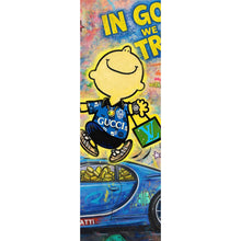 Lade das Bild in den Galerie-Viewer, Leinwandbild Luxuriöses Pop Art Panorama Hoch