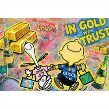 Lade das Bild in den Galerie-Viewer, Aluminiumbild Luxuriöses Pop Art Querformat