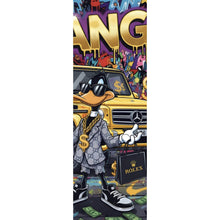 Lade das Bild in den Galerie-Viewer, Spannrahmenbild Luxus Ente mit Auto und Geld Panorama Hoch