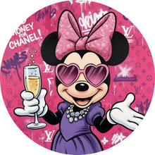 Lade das Bild in den Galerie-Viewer, Aluminiumbild Luxus Maus Kreis