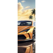 Lade das Bild in den Galerie-Viewer, Poster Luxuswagen vor exotischer Kulisse Panorama Hoch
