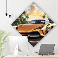 Lade das Bild in den Galerie-Viewer, Poster Luxuswagen vor exotischer Kulisse Raute