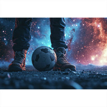 Lade das Bild in den Galerie-Viewer, Poster Magische Aufnahme eines Fußballs Querformat