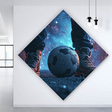Lade das Bild in den Galerie-Viewer, Poster Magische Aufnahme eines Fußballs Raute