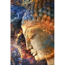 Lade das Bild in den Galerie-Viewer, Aluminiumbild Magische Buddhas Hochformat