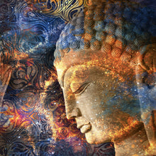 Lade das Bild in den Galerie-Viewer, Spannrahmenbild Magische Buddhas Quadrat