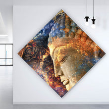 Lade das Bild in den Galerie-Viewer, Spannrahmenbild Magische Buddhas Raute