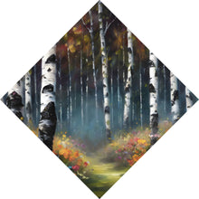 Lade das Bild in den Galerie-Viewer, Poster Malerischer Wald Abstrakt Raute