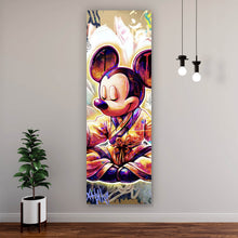 Lade das Bild in den Galerie-Viewer, Poster Micki in einer meditativen Pose Pop Art Panorama Hoch