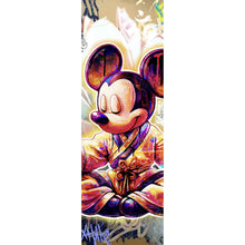 Lade das Bild in den Galerie-Viewer, Poster Micki in einer meditativen Pose Pop Art Panorama Hoch