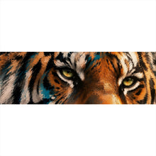 Lade das Bild in den Galerie-Viewer, Acrylglasbild Modern Art Tiger im Street Art Stil Panorama