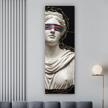 Lade das Bild in den Galerie-Viewer, Leinwandbild Moderne Skulptur mit abstraktem Touch Panorama Hoch