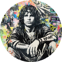 Lade das Bild in den Galerie-Viewer, Aluminiumbild Modernes Musik Pop Art mit Schriftzug Kreis