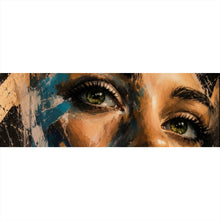 Lade das Bild in den Galerie-Viewer, Acrylglasbild Modernes Porträt im Street Art Stil Panorama