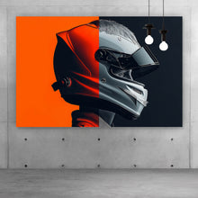 Lade das Bild in den Galerie-Viewer, Poster Modernes Rennfahrer Porträt Querformat