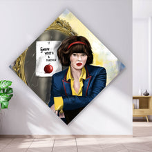Lade das Bild in den Galerie-Viewer, Poster Modernes Schneewittchen Abstrakt Raute