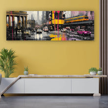 Lade das Bild in den Galerie-Viewer, Spannrahmenbild Modernes Stadtbild mit dynamischem Flair Panorama