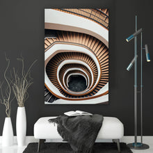 Lade das Bild in den Galerie-Viewer, Poster Modernes Treppenhaus Hochformat
