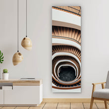 Lade das Bild in den Galerie-Viewer, Leinwandbild Modernes Treppenhaus Panorama Hoch