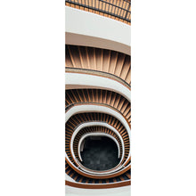 Lade das Bild in den Galerie-Viewer, Aluminiumbild gebürstet Modernes Treppenhaus Panorama Hoch