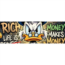 Lade das Bild in den Galerie-Viewer, Spannrahmenbild Money Makes Money Panorama
