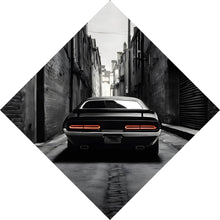 Lade das Bild in den Galerie-Viewer, Poster Muscle Car in düsterer Gasse Raute