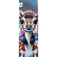 Lade das Bild in den Galerie-Viewer, Spannrahmenbild Musik on Bambi Street Art Panorama Hoch