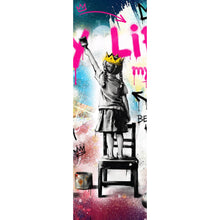 Lade das Bild in den Galerie-Viewer, Aluminiumbild My Life my rules Pop Art No. 2 Panorama Hoch