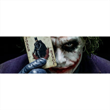 Lade das Bild in den Galerie-Viewer, Spannrahmenbild Mysteriöses Joker Porträt Panorama