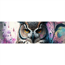 Lade das Bild in den Galerie-Viewer, Poster Mystische Eule Modern Art Panorama