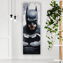 Lade das Bild in den Galerie-Viewer, Spannrahmenbild Mystischer Comic Superheld mit Maske Panorama Hoch