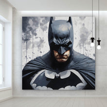 Lade das Bild in den Galerie-Viewer, Spannrahmenbild Mystischer Comic Superheld mit Maske Quadrat