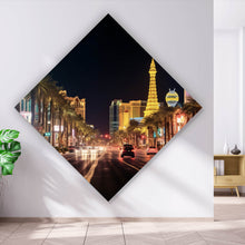 Lade das Bild in den Galerie-Viewer, Poster Nachtleben in Las Vegas Raute